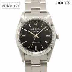 ロレックス ROLEX エアキング 14000 U番 メンズ 腕時計 ブラック オートマ 自動巻き ウォッチ Air King 90308639