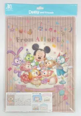 東京ディズニーシー クリアホルダー3枚 Duffy and Friends From ALL of Us 40周年