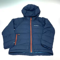◎◎mont･bell モンベル ウインドストッパーダウンパーカ  1101617 ネイビー 150cm 使用感有