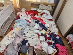 新生児/乳児衣料品 まとめ (ボディスーツ ロンパース よだれかけ など) -