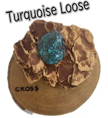 ru-301 ターコイズルース神秘的な模様のチベタリアンターコイズアクセサリー/材料/