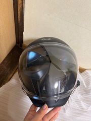 ヤールーメッター（黒）銀バイザー付き - メルカリ
