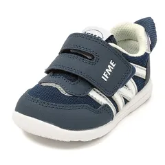 イフミー 20-6300 IFME ベビースニーカー ベビーシューズ ファーストシューズ ベビー靴 軽量 面ファスナー 洗えるインソール 洗える中敷き 通園 履きやすい 履かせやすい 歩きやすい 子供 赤ちゃん 靴 ネイビー 紺
