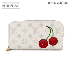 未使用 展示品 ルイ ヴィトン LOUIS VUITTON LVｘTM ジッピー ウォレット ラウンドファスナー 長財布 モノグラム チェリー M14240 90308164