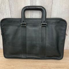 COACH コーチ F70376 ブリーフケース レザー ブラック - メルカリ