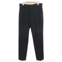 ユニクロ UNIQLO 24AW ヒートテックスマートパンツ 321-463920 センタープレス 2WAYストレッチ 82cm 黒 ブラック /X