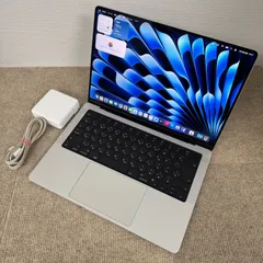 【送料無料】美品 Apple MacBook Pro 14(2021, A2442) M1 PRO / RAM 32GB / SSD 1TB / シルバー / 充放電回数 : 92 [MC105]