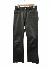 南海 NANKAI レザーパンツ モーターサイクル レーシング ブラック 黒 30 