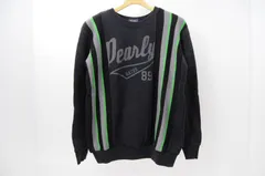 中古 レディース パーリーゲイツ PEARLY GATES スウェット 0(S) 黒 ブラック 長袖 クルーネック トレーナー