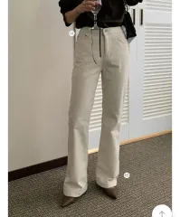 コーデュロイ ブーツカット パンツ S 新品