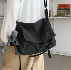 ショルダーバッグ ショルダー 肩掛けバッグ 斜めかけ鞄 通勤通学カバン シンプルキャンバス トートバッグ　大容量　オシャレ　お出かけ　通勤通学　ファスナー付き　ショルダー調整　大容量　多機能　2WAY　オシャレ　旅行　トラベル　多収納　A4　無地　鞄