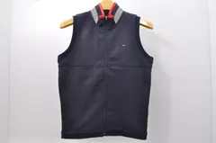 中古 レディース トミーヒルフィガーゴルフ TOMMY HILFIGER GOLF ベスト S 紺 フルジップ