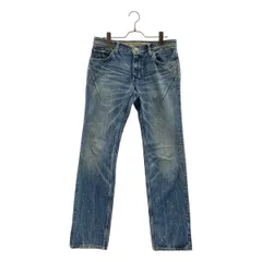 n(n) NUMBER NINE / エヌエヌバイナンバーナイン | ダメージ加工 デニムパンツ | 30 | インディゴ | メンズ