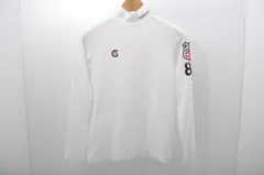 中古 レディース パーリーゲイツ PEARLY GATES 長袖シャツ 0(S) 白 ホワイト ハイネック