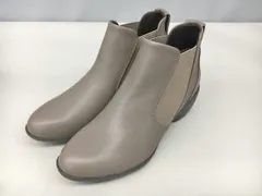 フィットフィット fitfit レザーサイドゴアアンクルブーツ 24cm オーク レディース 箱付き 未使用 2601LT072