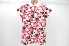 中古 レディース マスターバニーエディション MASTER BUNNY EDITION 半袖ポロシャツ 0(S) ピンク系 花柄