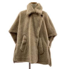 MaxMara テディベア tenebre ケープ albino - メルカリ