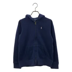 POLO RALPH LAUREN / ポロラルフローレン | ワンポイントポニー ジップ スウェット フーディ | XL | ネイビー | レディース
