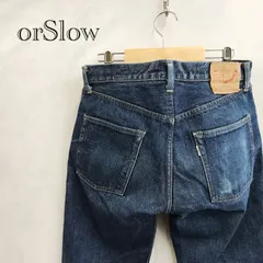 orSlow 107 JEANS DENIM PANTS  アイビーフィット デニムパンツ 日本製 EU S ブルー メンズ ファッション