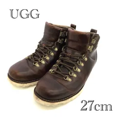 UGG Capulin カプリン S/N 3238 レースアップブーツ レザー USA 9 ブラウン メンズ 靴