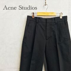 Acne Studios クロップドスラックス 黒 34 ウール混 - メルカリ