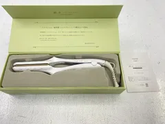 [盛岡67-0046] KINUJO　絹女 ストレートアイロン ホワイト LM-125【ジャンク/80】
