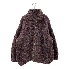 【美品】  ISABELLA STEFANELLI / イザベラステファネリ | Jack Flight Isaran feu ジャックフライト ハンドニット カーディガン ジャケット | M | レッド / ブルー / ホワイト | メンズ