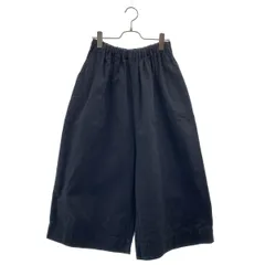 ゴーシュ / ゴーシュ | カツラギ8分丈 ドローストリング ワイド イージーパンツ | 2 | ブラック | レディース