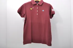 中古 レディース パーリーゲイツ PEARLY GATES 半袖ポロシャツ 1(M) 小豆色 ミスターメンリトルミス