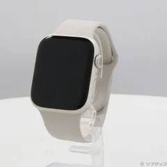 〔中古品〕 Apple Watch Series 9 GPS 45mm スターライトアルミニウムケース スターライトスポーツバンド【348】