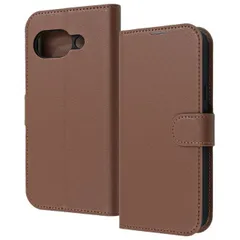 GooglePixel9a ケース 手帳型 ブラウン 耐衝撃 傷に強い 頑丈 丈夫 強い シンプル カード 収納 ポケット ストラップホール 付 スタンド 機能 マグネット ベルト Google Pixel 【ゆうパケットにて発送】【7日以内発送】