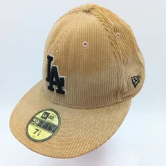 NEW ERA ニューエラ 59FIFTY コーデュロイキャップ ベースボールキャップ  ベージュ メンズ レディース HBK4-10