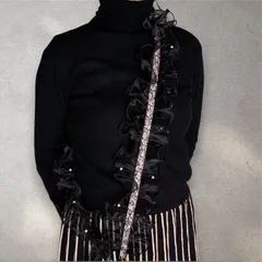 フリルショルダーストラップ/スマホストラップ/スマホショルダー