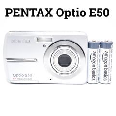 ペンタックス PENTAX Optio E50 シルバー コンパクトデジタルカメラ