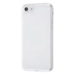 iPhone SE 第3世代 第2世代 8 7 ケース クリア ガラスハイブリッドカバー TPU シンプル かわいい 可愛い おしゃれ オシャレ イングレム 【ゆうパケットにて発送】【７日以内発送】