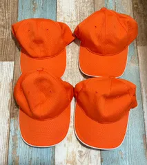 キャップ　オレンジ　4個セット