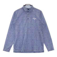 サイズ：L CALLAWAY キャロウェイ  長袖ポロシャツ 総柄 ホワイト系 [240101603533] ゴルフウェア メンズ ストスト