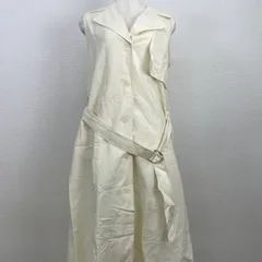 JW ANDERSON × UNIQLO ノースリーブ ロングワンピース S アイボリー ベルト付き　20251121-0002