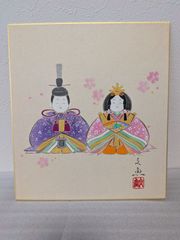 安藤七宝焼ひな祭りの装飾品 桜背景付き - メルカリ