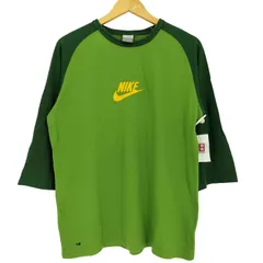 ナイキ NIKE 00s グレータグ ラグランスリーブ 七分丈 ロゴプリント カットソー メンズ import：L 