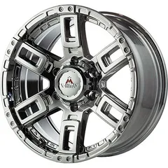 17インチ KANONE（カノン） アルミホイール オフセット+20 ±0 ４本セット ミラークリア シルバー