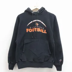 M/古着 長袖 チャンピオン Champion リバースウィーブ パーカー メンズ 00年代 00s フットボール 黒【spe】 25nov26
