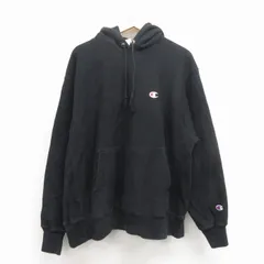 XL/古着 長袖 チャンピオン Champion リバースウィーブ パーカー メンズ ワンポイントロゴ 大きいサイズ 25nov26