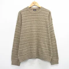 XL/古着 ドッカーズ 長袖 セーター メンズ クルーネック  濃ベージュ系他 25nov26のサムネイル
