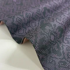 小紋 洗える着物 紬調 素敵なデザイン 化繊 着物 MK-3116