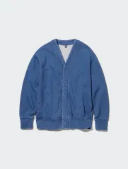 ユニクロ Indigo スウェット カーディガン / XL