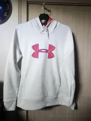 アンダーアーマー 白 フードTシャツ large