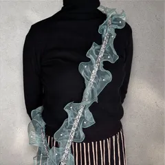 フリルショルダーストラップ/スマホストラップ/スマホショルダー