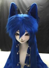 着ぐるみ kigurumi全頭ヘッド ケモノ マスク コスプレ コスチューム 着ぐるみヘッド 猫 垂れ耳 真っ白 全頭ヘッド ケモノ マスク ファー