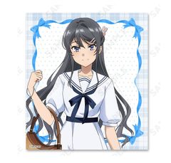 사쿠라지마 마이(이름 없음) 청춘 돼지 야로 시리즈 트레이딩 미니 색종이 [세일러 원피스] 사쿠라지마 마이 청 돼지 청춘 돼지 놈 상품 색지